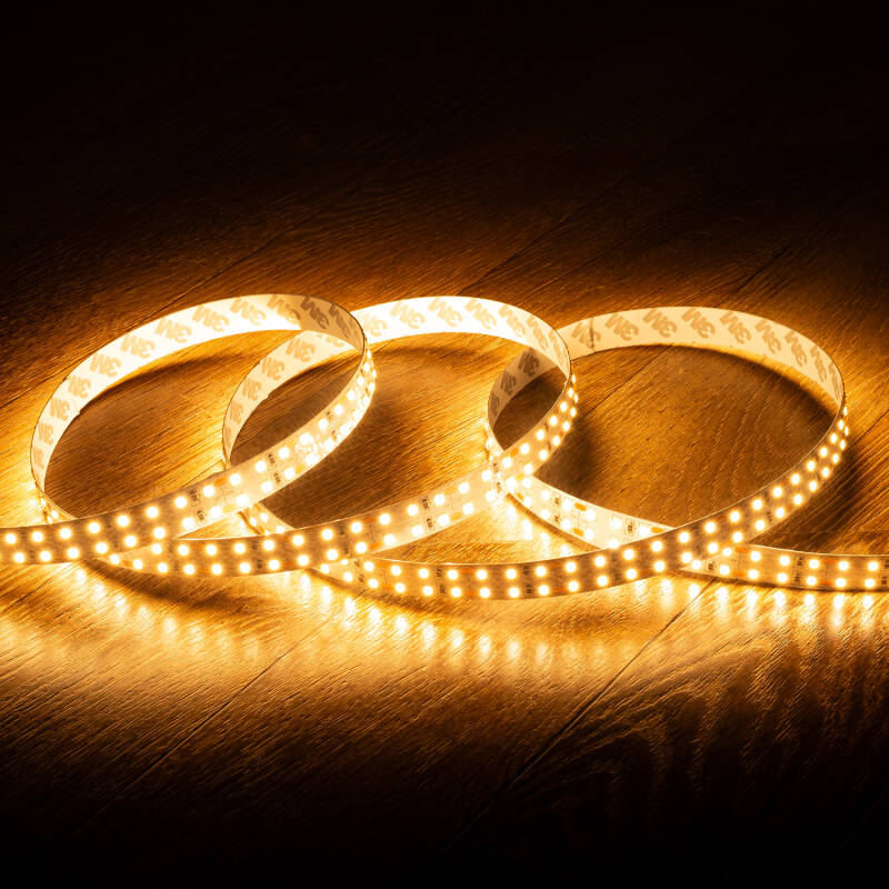 Obrázek LED Pásek 12V SMD 204 LED/m 5m 17.5W/m 1700lm/m Dvojitá Šířka 14mm Střih každých každých 3cm IP20