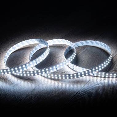 Led Strip 12V SMD 204 LED/m 5m 18W/m 1700lm/m Dubbele Breedte 16mm te knippen om de 3cm IP20