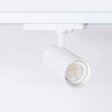 Faretto LED Fasano Bianco 30W Regolabile per Binario Trifase