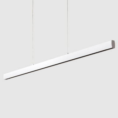 Lampada a Sospensione Lineare LED 42W Alluminio CCT Doppia Luce Funky Zapp