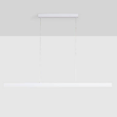 Immagine di Lampada a Sospensione Lineare LED 42W Alluminio CCT Doppia Luce Funky Zapp