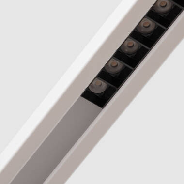 Immagine di Lampada a Sospensione Lineare LED 42W Alluminio CCT Doppia Luce Funky Chaka