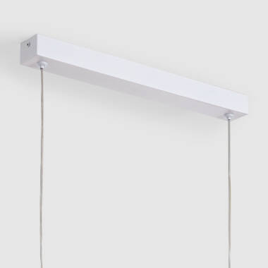 Immagine di Lampada a Sospensione Lineare LED 42W Alluminio CCT Doppia Luce Funky Chaka