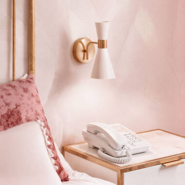 Immagine di Lampada da Parete Metallo White Jigger 