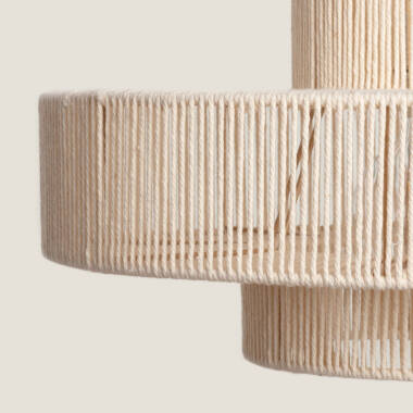 Immagine di Lampada a Sospensione Con Corda di Cotone Aolani