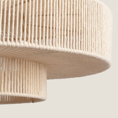 Immagine di Lampada a Sospensione Con Corda di Cotone Aolani