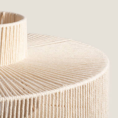 Immagine di Lampada a Sospensione Con Corda di Cotone Aolani