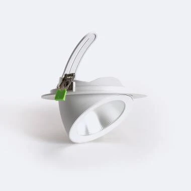 Downlight LED 60W Rond Orientable Chip OSRAM 120 lm/W LIFUD Coupe Ø 200 mm