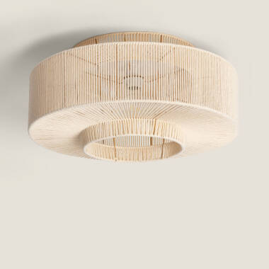 Plafonnier Corde en Coton Alma