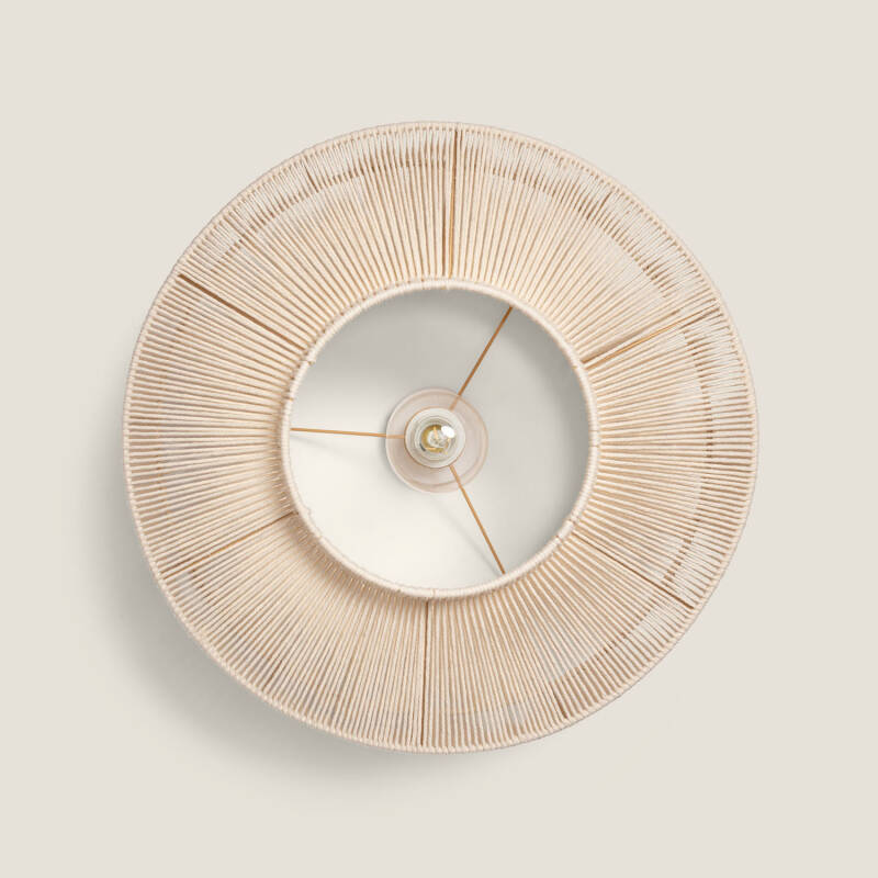 Immagine di Plafoniera da Soffitto in Corda di Cotone Aolani