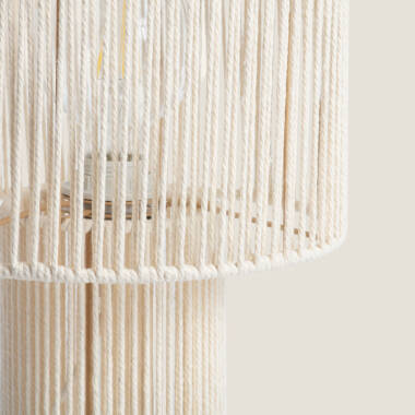 Bild von Tischlampe aus Baumwollseil Alma
