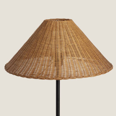Bild von Stehleuchte aus Rattan Nala
