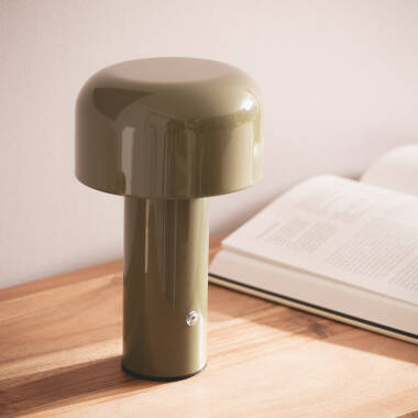 LED Tischlampe 2W Tragbar Metall mit wiederaufladbarem USB-Akku Zaipi