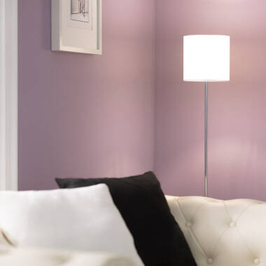 Image of Pangiri Metal & Cloth Floor Lamp