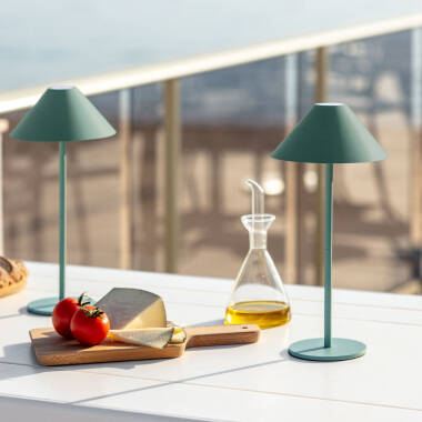 Lampe à Poser LED Portable avec Batterie USB Rechargeable Métal Kivuli