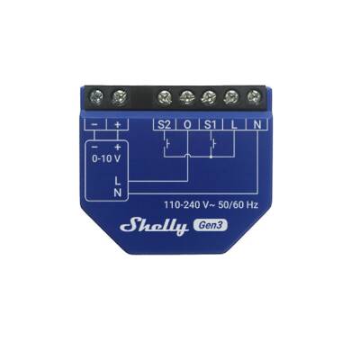 Shelly Dimmer PM GEN3 Contrôleur 0/1-10V