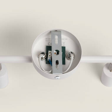 Bild von Deckenleuchte Aluminium Ausrichtbar 2 Strahler Oasis Weiss