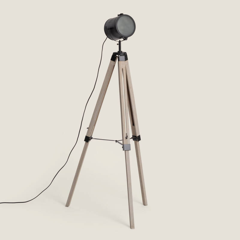 Bild von Stehlampe aus Holz Boes