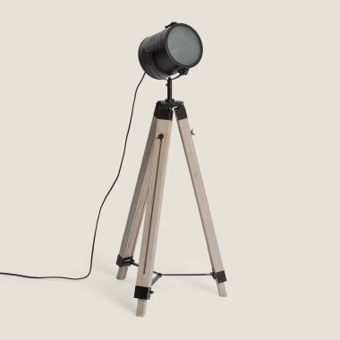 Bild von Stehlampe aus Holz Boes