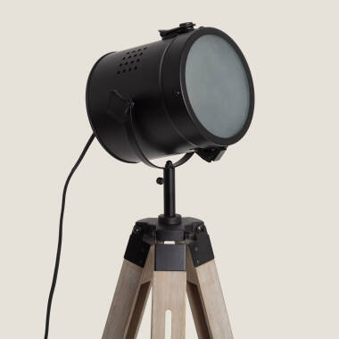 Bild von Stehlampe aus Holz Boes