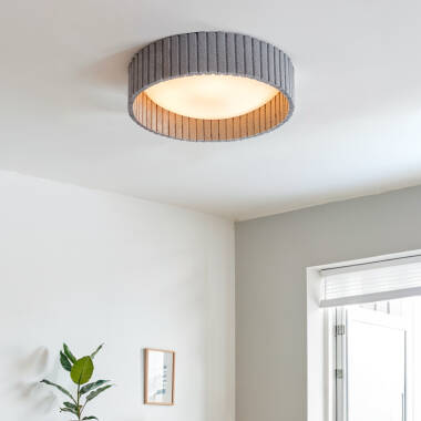 Kaptyn 18W Round Felt Selectable CCT LED Ceiling Lamp Ø400 mm
