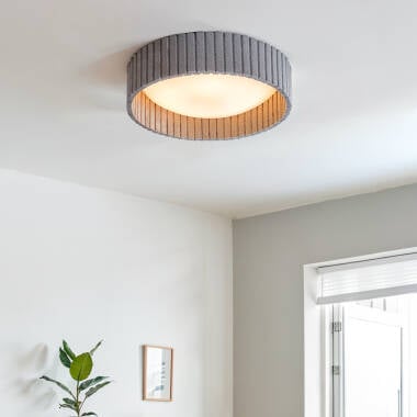 Kaptyn Round 18W Felt CCT Selectable LED Ceiling Light Ø400 mm