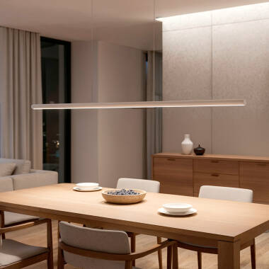 Denzel 30W Pendant Linear LED Lamp Selectable CCT Aluminium