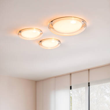 Image of 30W Camden L Metal and Acrylic Selectable CCT LED Wall Lamp