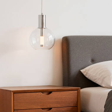 Lampada a Sospensione LED 5W Metallo e Vetro Ludvika