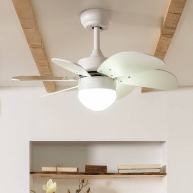 Orion Silent Ceiling Fan with DC Motor in White 81cm