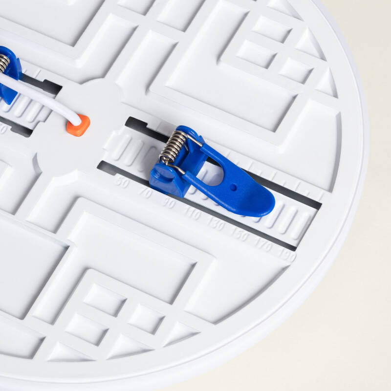 Immagine di Downlight LED 18W Circolare Slim Surface LIFUD Foro Aggiustabile Ø50-190 mm con Scatola di Giunzione