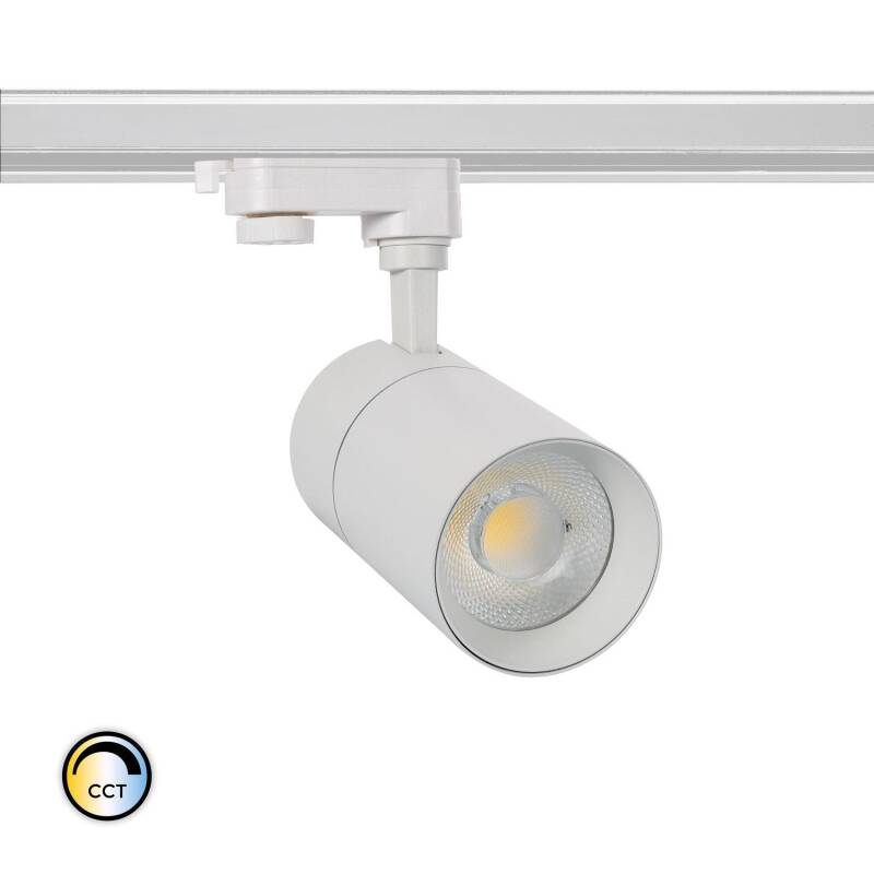 Bild von 3-Phasenstromschiene LED-Strahler 30W Dimmbar CCT Wählbar Mallet