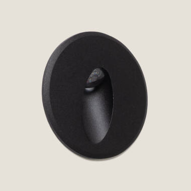 LED Außenleuchte 3W Einbau Wand Rund Oval Adam