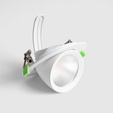 Round Adjustable 38W LED Downlight Ø170mm Cut Out Selectable CCT Chip OSRAM 120lm/W LIFUD