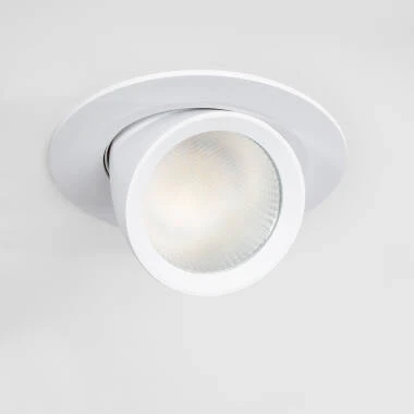 Faretto Downlight LED 38W Orientabile Circolare Chip OSRAM 120lm/W LIFUD Foro Ø 160mm