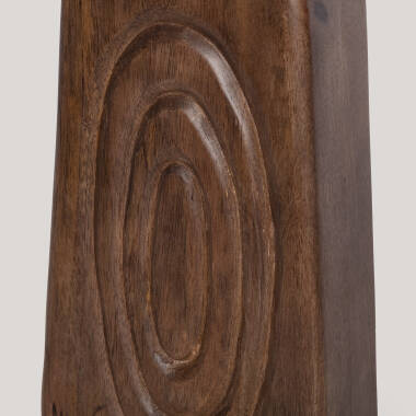 Bild von Tischlampe Holz Ishana ILUZZIA