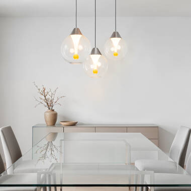 Afbeelding van Hanglamp van Glas LED 30W 3 lichts Liborina