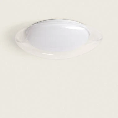 LEDKIA LIGHTING Plafoniera LED Quadrata 18W 225x225mm - Design Argento, Bianco Naturale 4000K, 1480 Lumen, CRI>80, Per Soggiorno E Cucina
