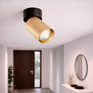 Applique da Soffitto Alluminio Aritz 1 Faretto