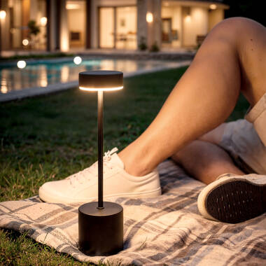 Zimba 2W Portable LED Table Lamp with USB Rechargeable Battery