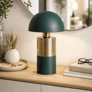 Kovová Stolní Lampa Lis