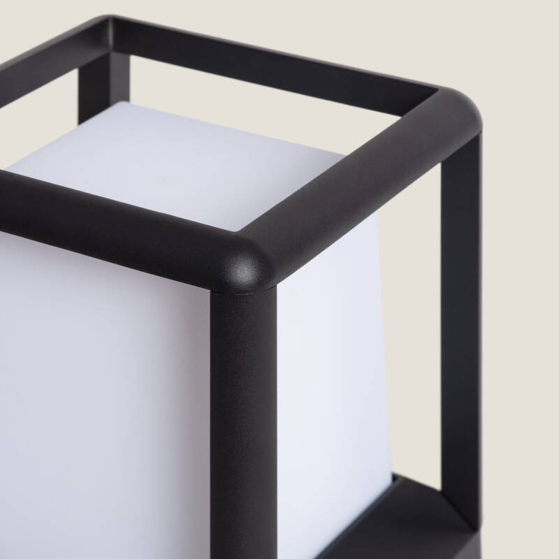 Image de Balise Extérieure E27 Muret Aluminium 21 cm INDO