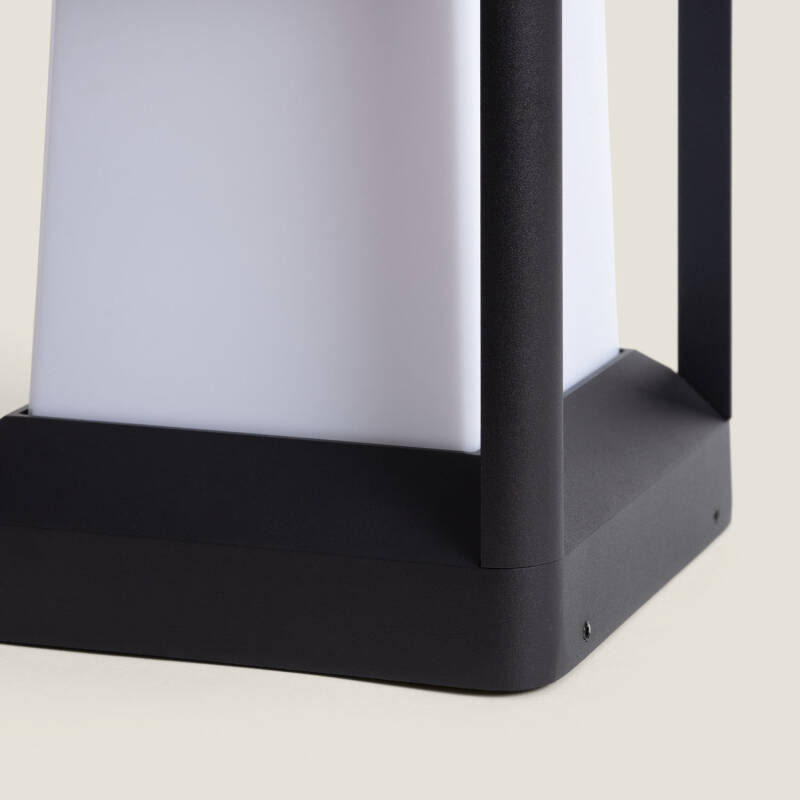 Image de Balise Extérieure E27 Muret Aluminium 21 cm INDO