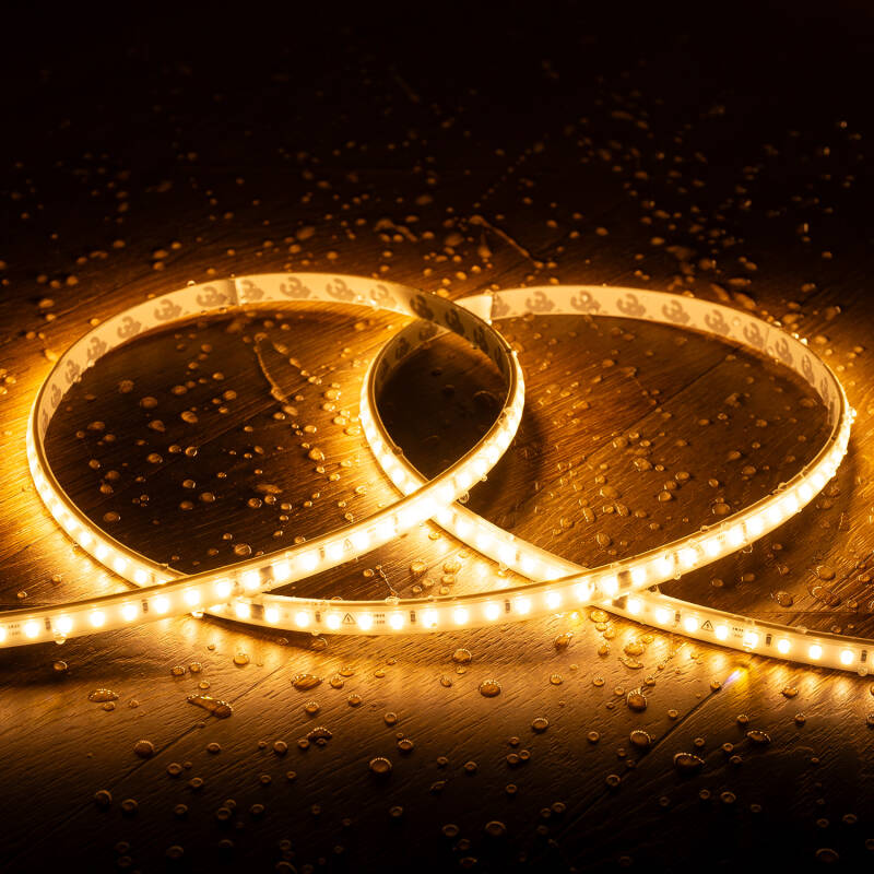 Image de Ruban LED Dimmable 220V SMD Auto-Redressement 120 LED/m BOBINE 20m 8,5W/m 750lm/m Largeur 10mm Coupe 10cm IP65