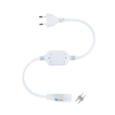 Gleichrichterstromkabel für LED-Neon Flex Lichtschlauch Rund 360 Einfarbig Schnitt jede 100cm