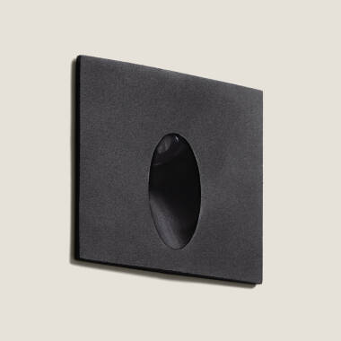 LED Außenleuchte 3W Einbau Wand Quadratisch Adam