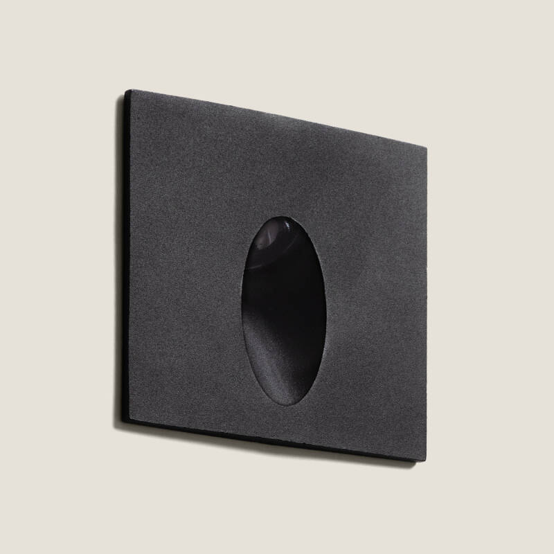 Bild von LED Außenleuchte 3W Einbau Wand Quadratisch Adam