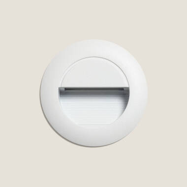 Image de Balise Extérieure LED 3W Encastrable Murale Ronde Esla