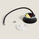 Image de Balise Murale Extérieure LED 3W Encastrable Aluminium Ronde Segre