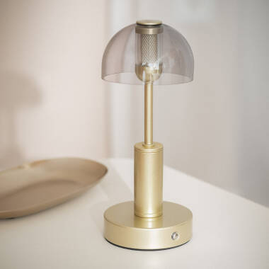 Lampada da Tavolo LED Portatile con Batteria USB Ricaricabile Ludza